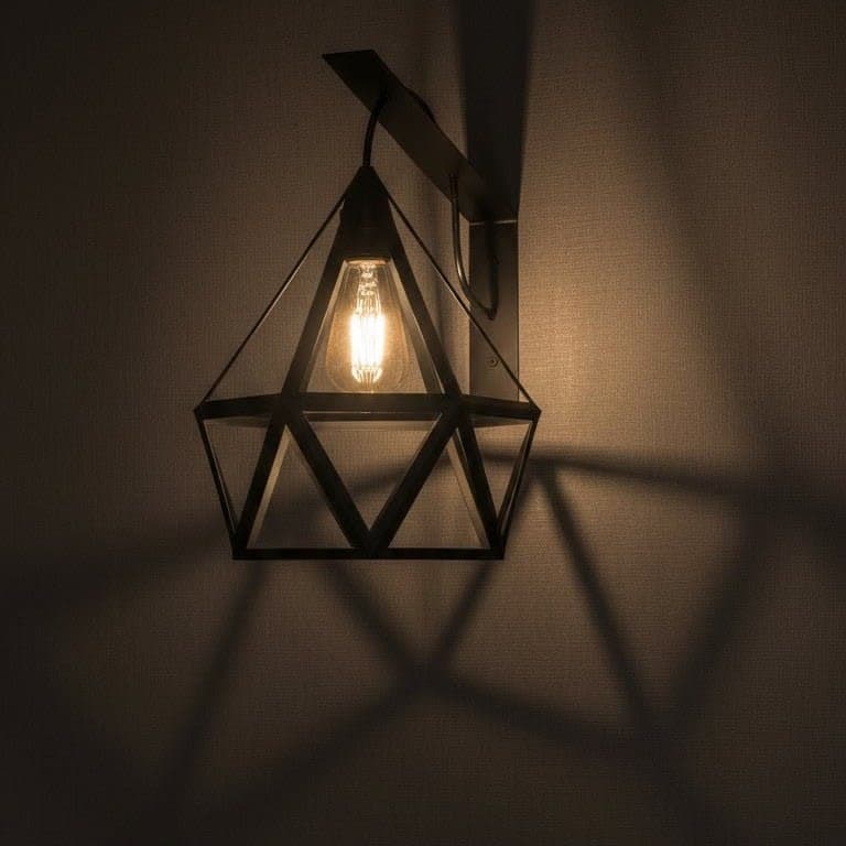 Geometric Diamond Wall Sconce