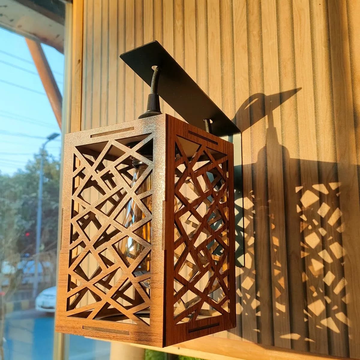 Wall Light Wooden Design